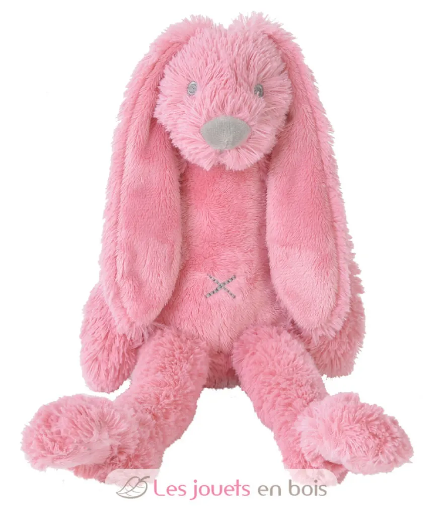 Peluche Lapin Richie rose 28 cm - Happy Horse