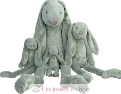 Peluche Lapin Richie Vert 38 cm - Happy Horse