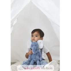 Peluche Lapin Rio 28cm gris - Happy Horse