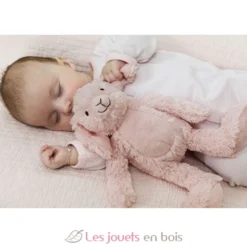 Peluche Lapin Rosi 22 cm rose pêche - Happy Horse