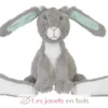 Peluche Lapin Twine gris 31 cm - Happy Horse