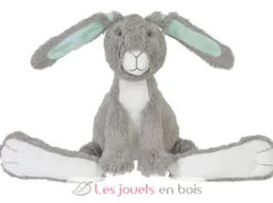 Peluche Lapin Twine gris 31 cm - Happy Horse