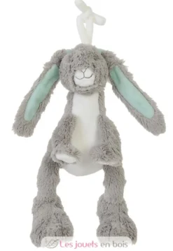 Peluche Lapin Twine gris 22 cm - Happy Horse