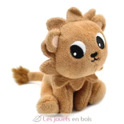 Peluche lion papa et son bébé marron cassonade - Les Déglingos