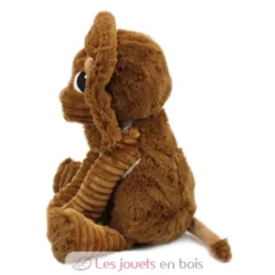 Peluche lion papa et son bébé marron cassonade - Les Déglingos