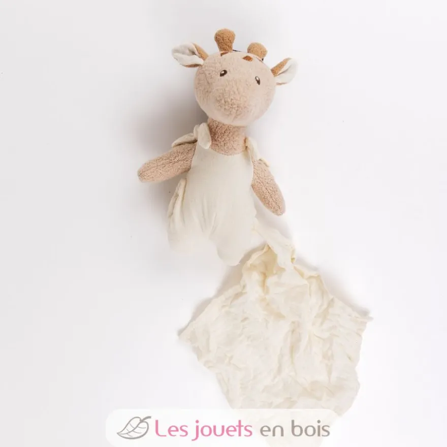 Peluche Léonie la girafe et son doudou en coton bio - Egmont Toys
