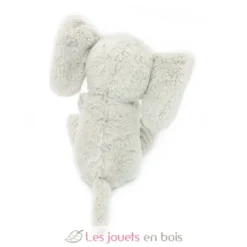 Peluche éléphant maman et son bébé gris clair - Les Déglingos