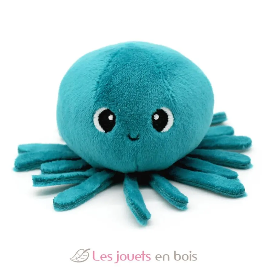 Peluche méduse Lilou maman et son bébé bleu - Les Déglingos