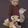 Peluche Mikkel renard gris - Franck & Fischer