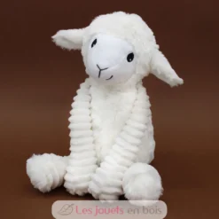 Peluche mouton Olou maman et son bébé blanc - Les Déglingos