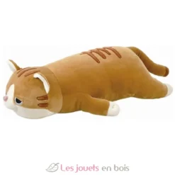 Peluche Mugi le chat brun 54 cm - Nemu Nemu
