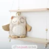 Peluche musicale chouette avec détecteur de pleurs - Cloud b