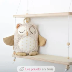 Peluche musicale chouette avec détecteur de pleurs - Cloud b