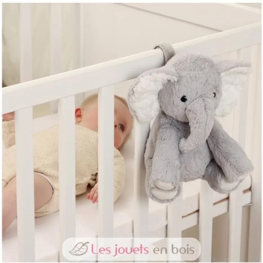 Peluche musicale Elliot l'éléphant gris - Cloud b
