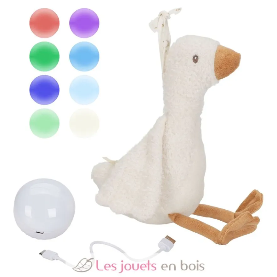Peluche musicale et lumineuse Oie - Little Dutch