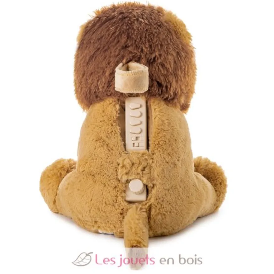 Peluche musicale Louis le lion avec détecteur de pleurs - Cloud b