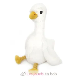 Peluche oie Jébongou maman et son bébé blanc - Les Déglingos