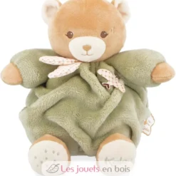 Peluche Ours Patapouf vert 17 cm - Kaloo
