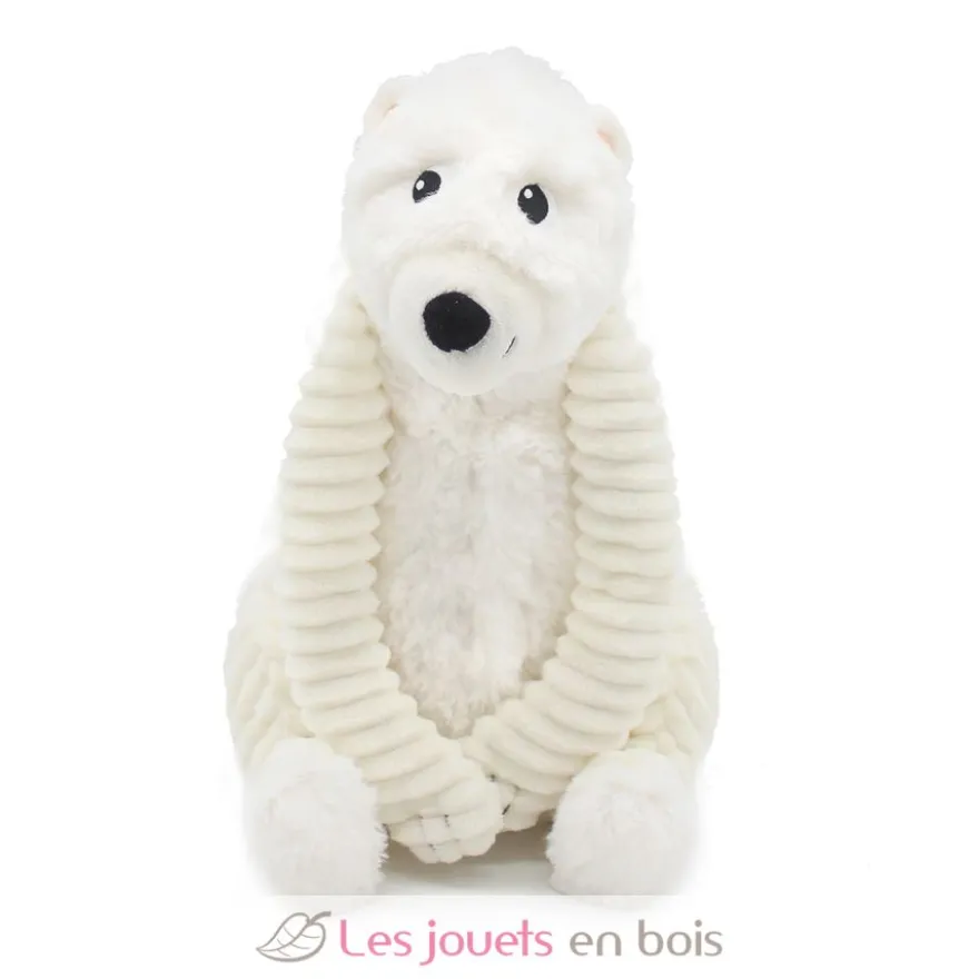 Peluche ours polaire maman et son bébé blanc - Les Déglingos