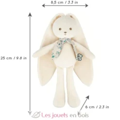 Peluche pantin lapin crème 25 cm - Kaloo
