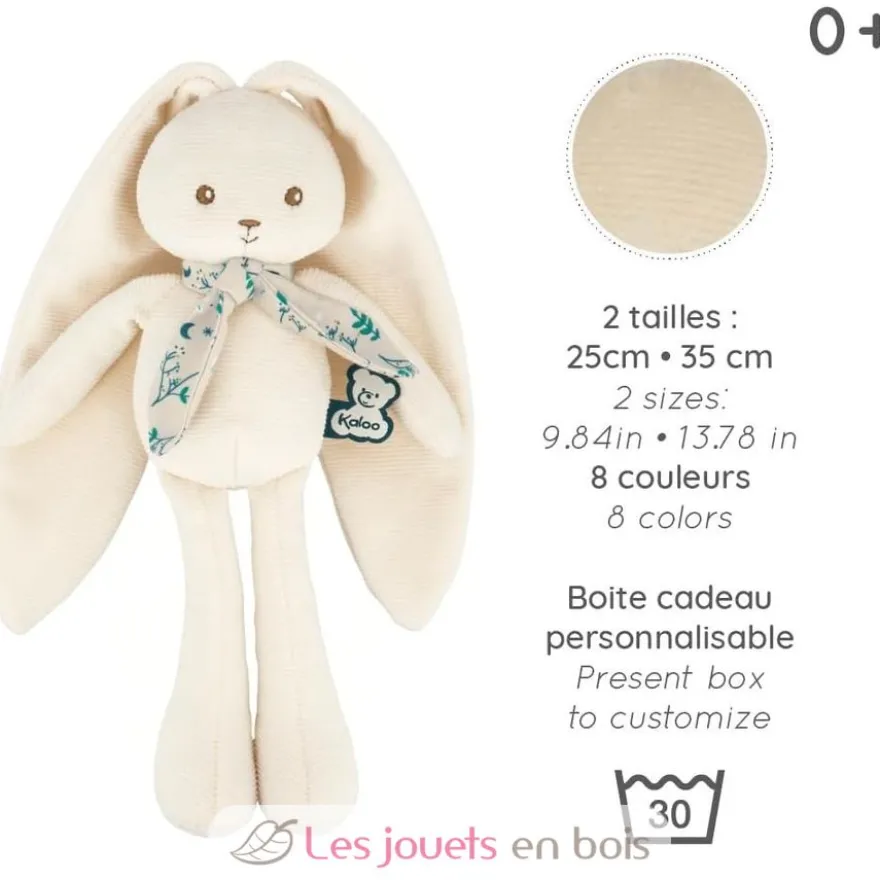 Peluche pantin lapin crème 25 cm - Kaloo