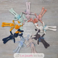 Peluche pantin lapin terracotta 25 cm - Kaloo