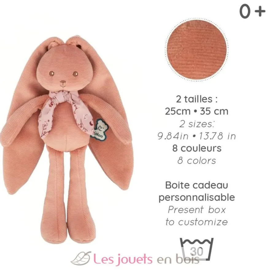 Peluche pantin lapin terracotta 25 cm - Kaloo