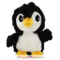 Peluche pingouin Iglou maman et son bébé noir - Les Déglingos
