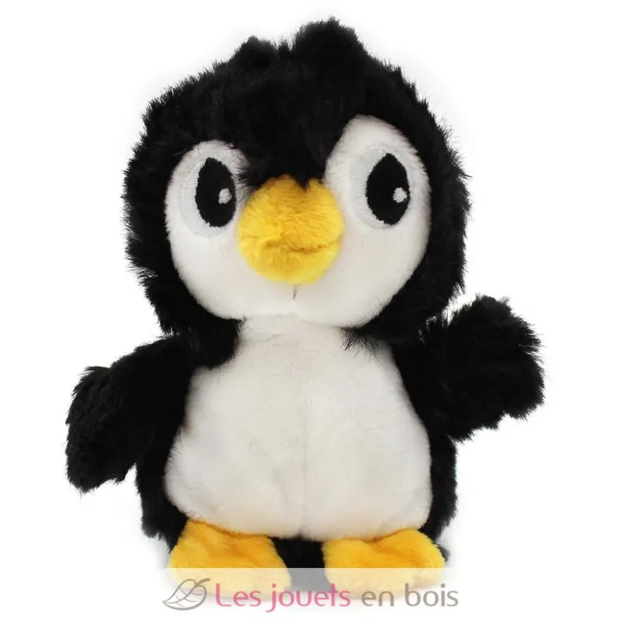 Peluche pingouin Iglou maman et son bébé noir - Les Déglingos