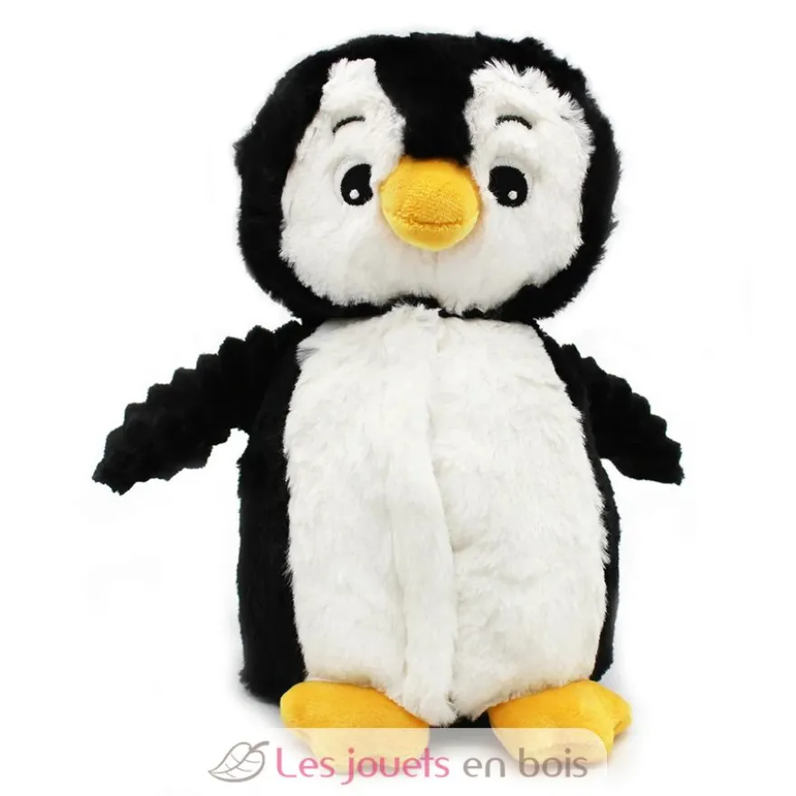 Peluche pingouin Iglou maman et son bébé noir - Les Déglingos