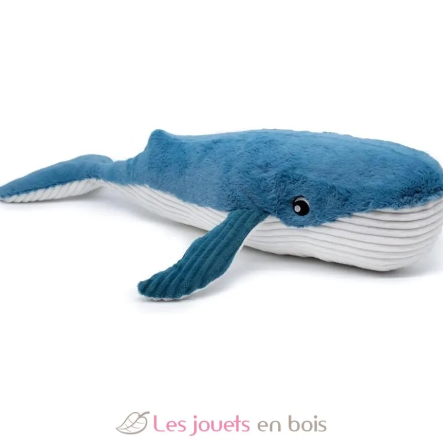 Peluche Ptipotos Baleine maman bébé bleue - Les Déglingos