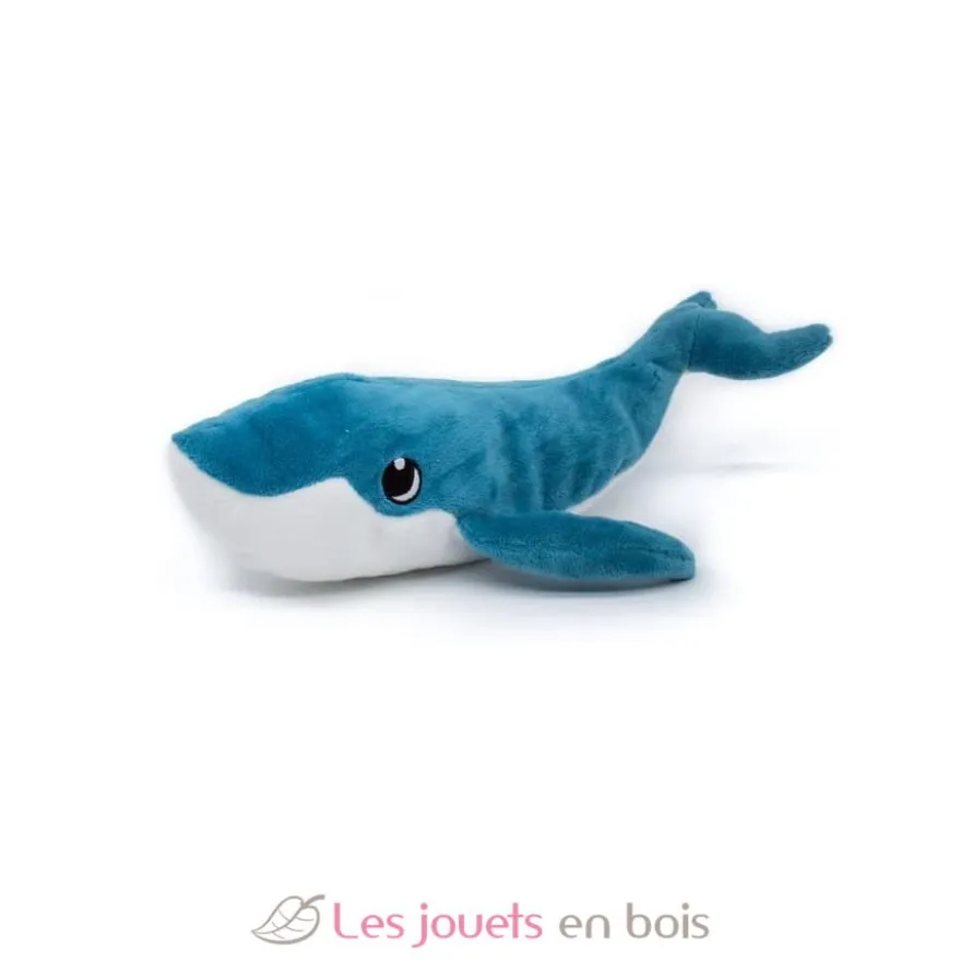 Peluche Ptipotos Baleine maman bébé bleue - Les Déglingos