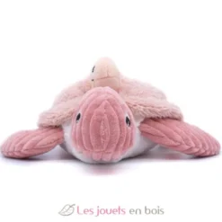Peluche Ptipotos maman bébé tortue rose - Les Déglingos