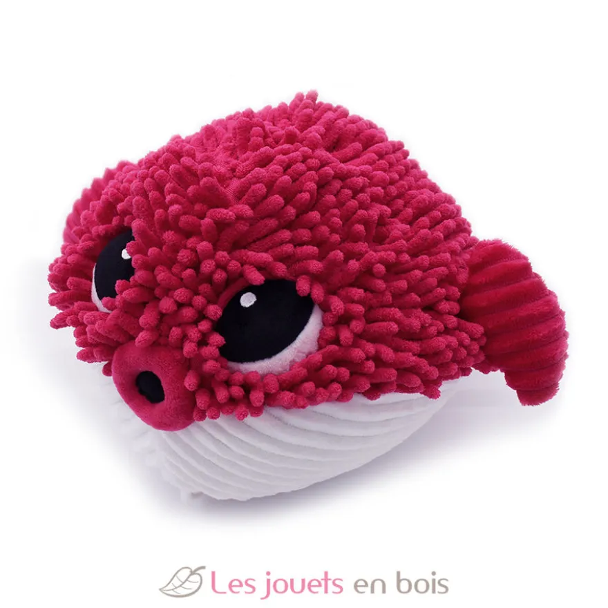 Peluche Ptipotos Poisson globe et son bébé rouge - Les Déglingos