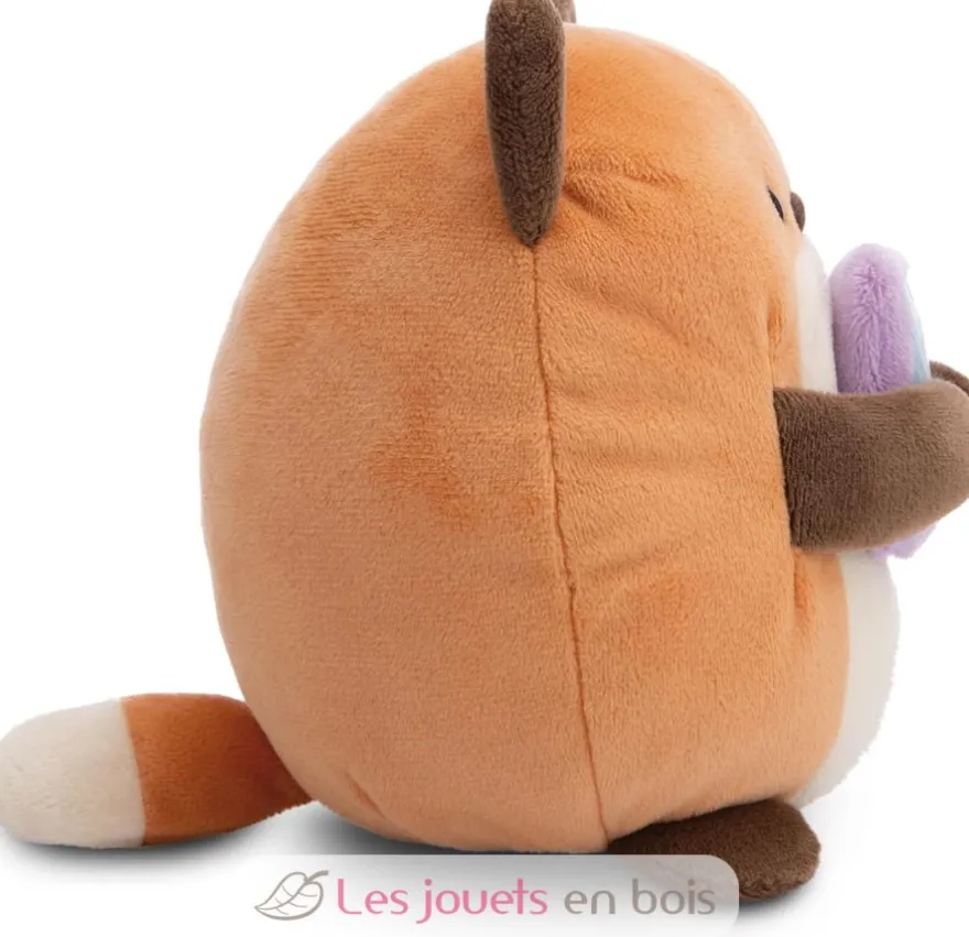 Peluche Renard Geeks 16 cm avec un jeu vidéo - Nici