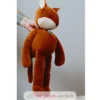 Peluche Renard Méloé fauve 56 cm - Maïlou Tradition