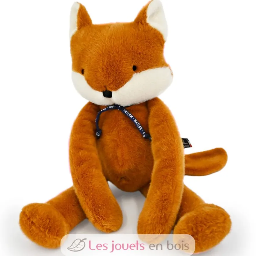 Peluche Renard Méloé fauve 56 cm - Maïlou Tradition