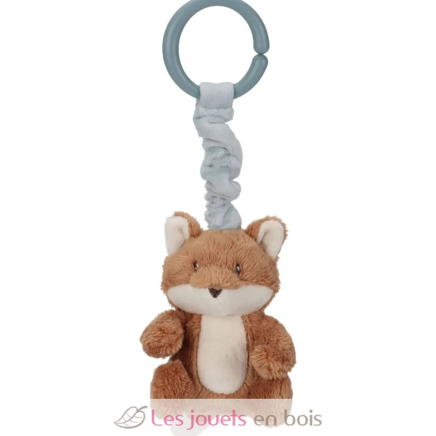 Peluche renard vibrante à suspendre - Little Dutch