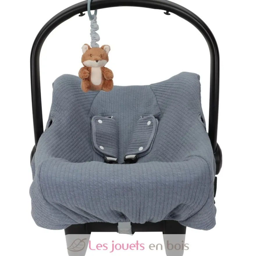 Peluche renard vibrante à suspendre - Little Dutch