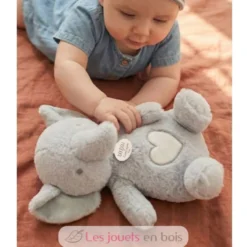 Peluche respirante Eléphant gris - Respi'rêves - Doudou et Compagnie