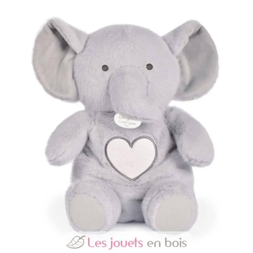 Peluche respirante Eléphant gris - Respi'rêves - Doudou et Compagnie