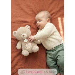 Peluche respirante Ours beige - Respi'rêves - Doudou et Compagnie