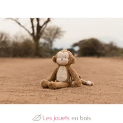 Peluche Singe 30 cm marron - Safari Friends - Little Dutch