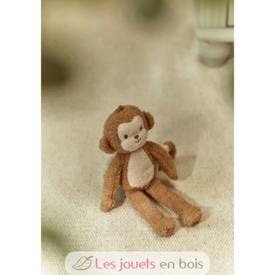 Peluche Singe 30 cm marron - Safari Friends - Little Dutch