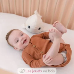 Peluche veilleuse Béluga - Pabobo
