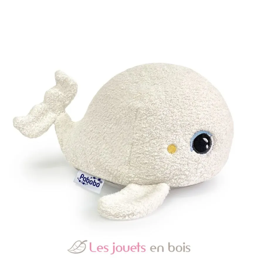 Peluche veilleuse Béluga - Pabobo