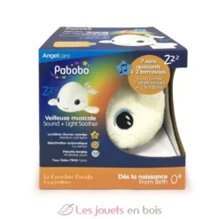 Peluche veilleuse Béluga - Pabobo