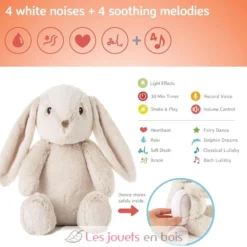 Peluche veilleuse musicale Billy le Lapin - Cloud b