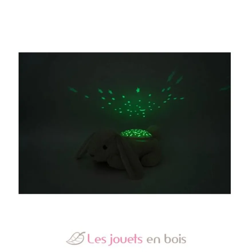 Peluche veilleuse projecteur d'étoiles Lapin - Cloud b