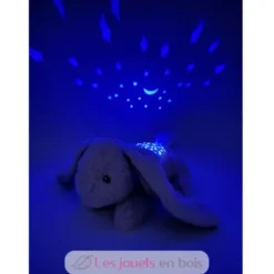 Peluche veilleuse projecteur d'étoiles Lapin - Dream Buddies - Cloud b